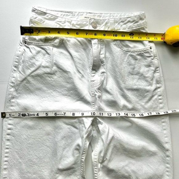 🍒Women’s PacSun 90s Boyfriend White Jeans. Size: 28 - Picture 9 of 13